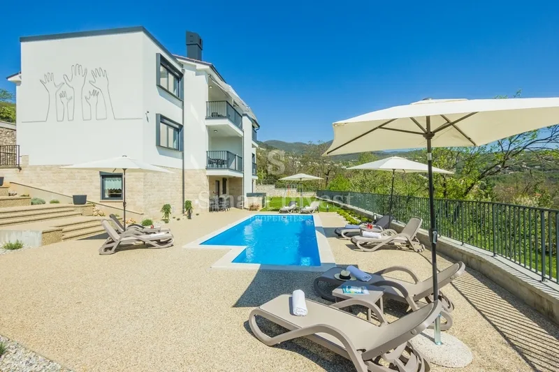 ika - oprić, vila s 4 apartmana i panoramskim pogledom na more - slika 2