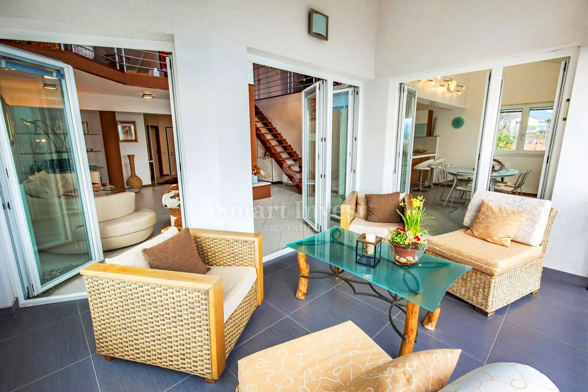 opatija, luksuzan penthouse drugi red do mora, s okućnicom - slika 8