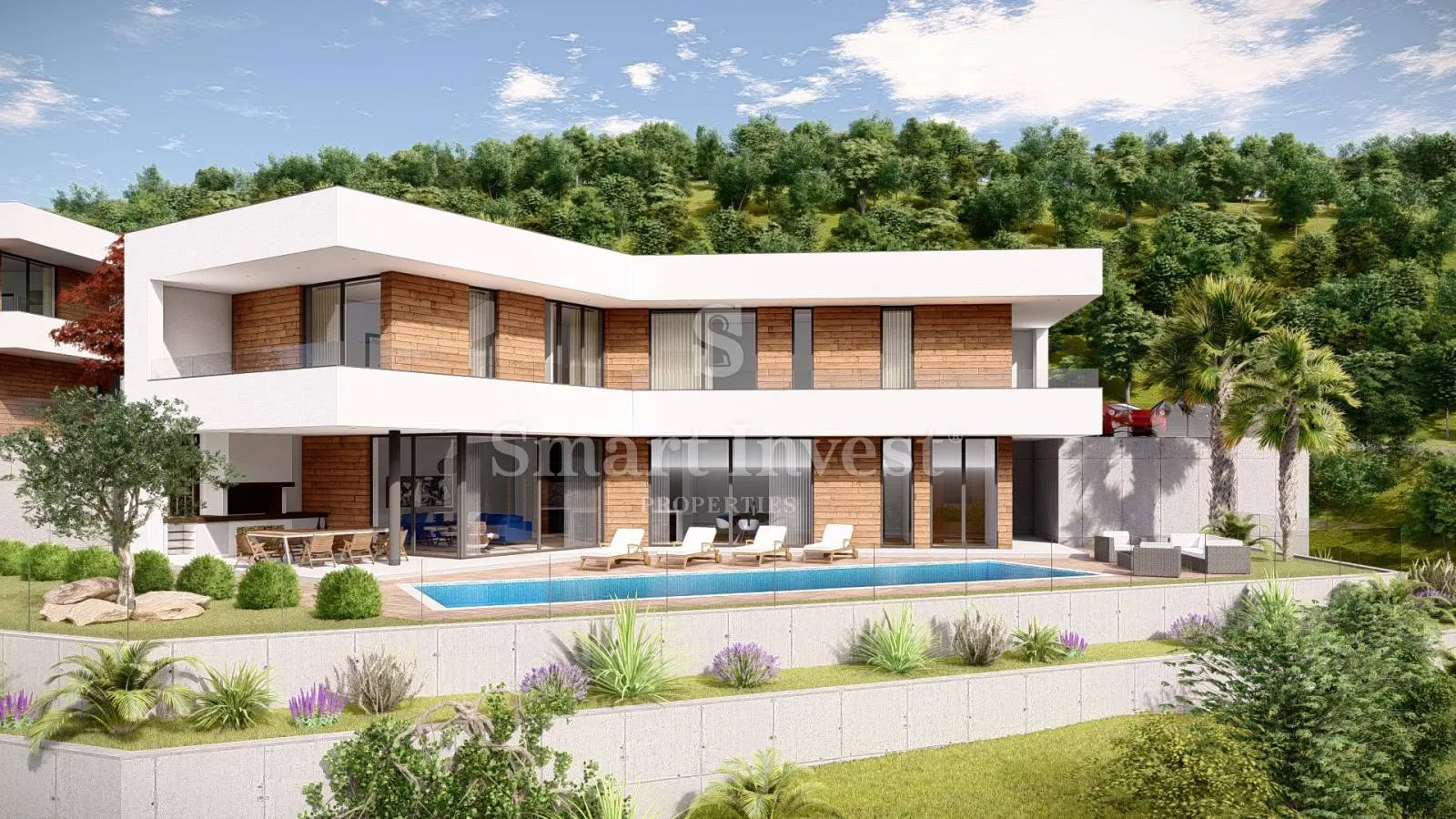 MOŠĆENIČKA DRAGA, zemljište s građevinskom dozvolom za vilu u blizini mora