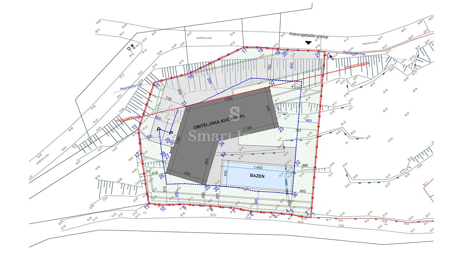 mošćenička draga, zemljište s građevinskom dozvolom za vilu u blizini mora - slika 31