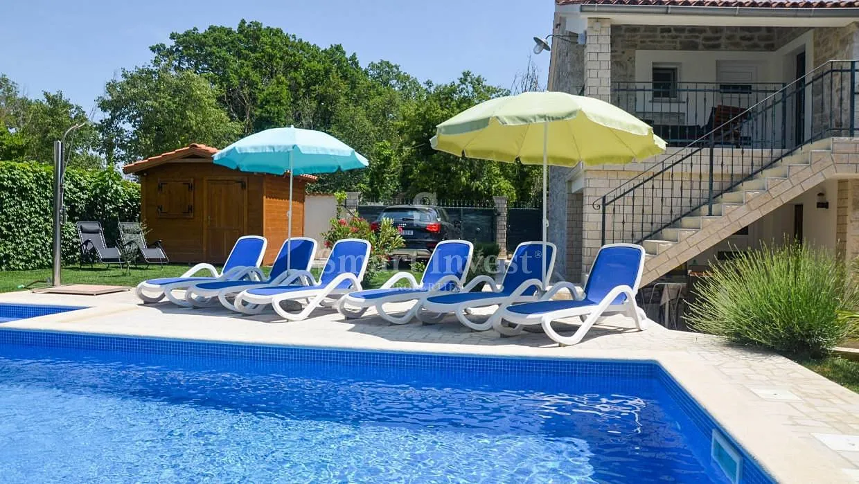 istra - poreč, kompletno renovirana istarska kamena kuća s bazenom, 4 km od mora - slika 5