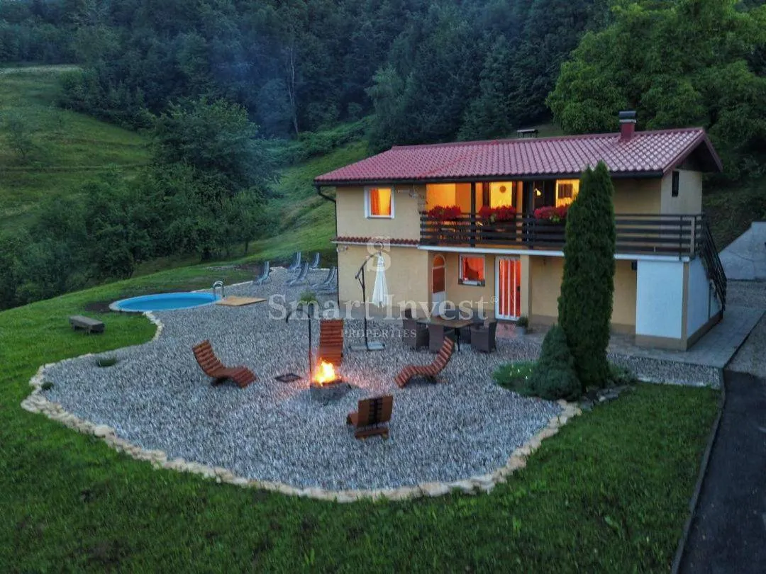 vrbovsko, kuća s bazenom i okućnicom od 6200 m2 - slika 2