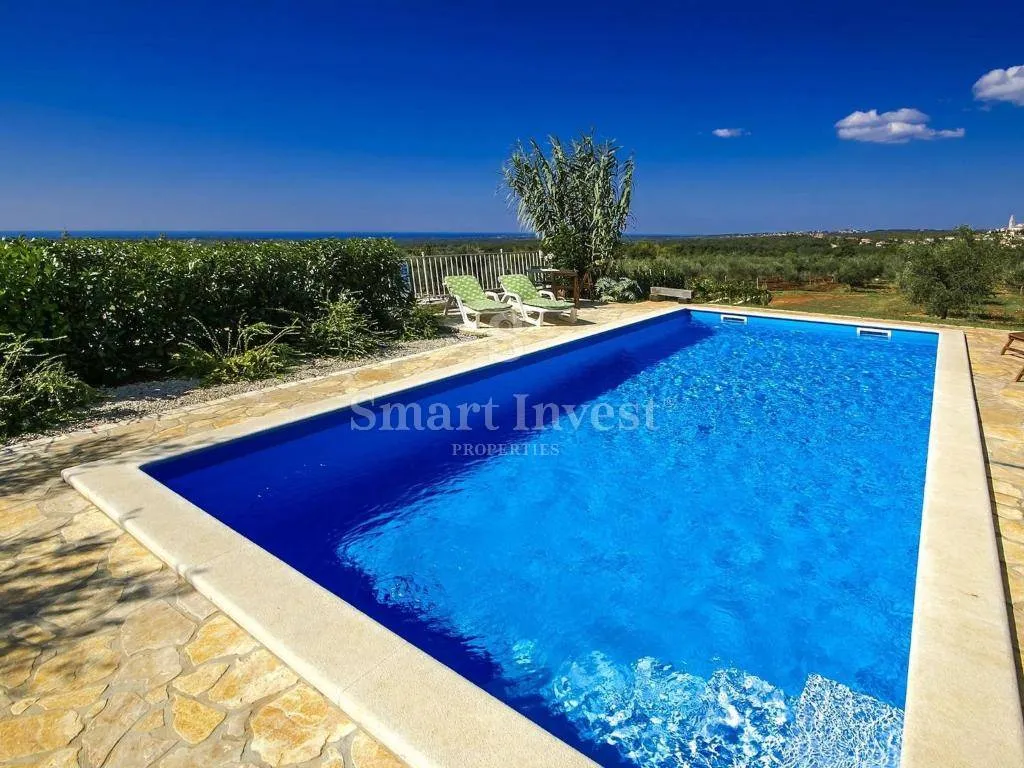 istra, poreč - okolica, vila s panoramskim pogledom na more - slika 15