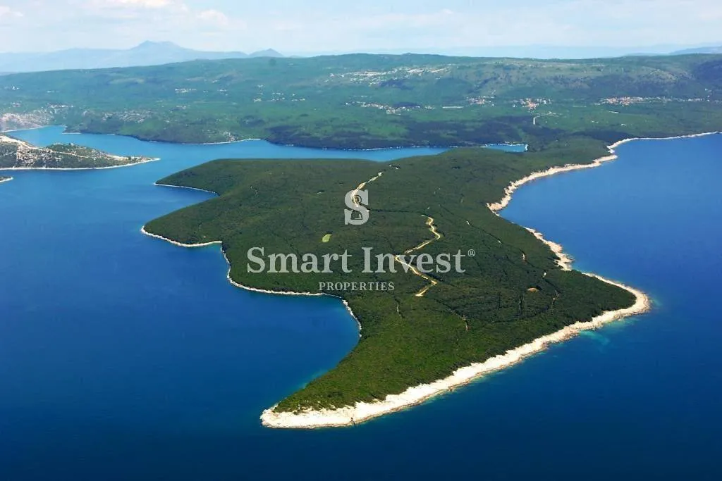 istra, rabac okolica, zemljište s građ. dozvolom za posebnu modernu vilu blizu mora! - slika 9