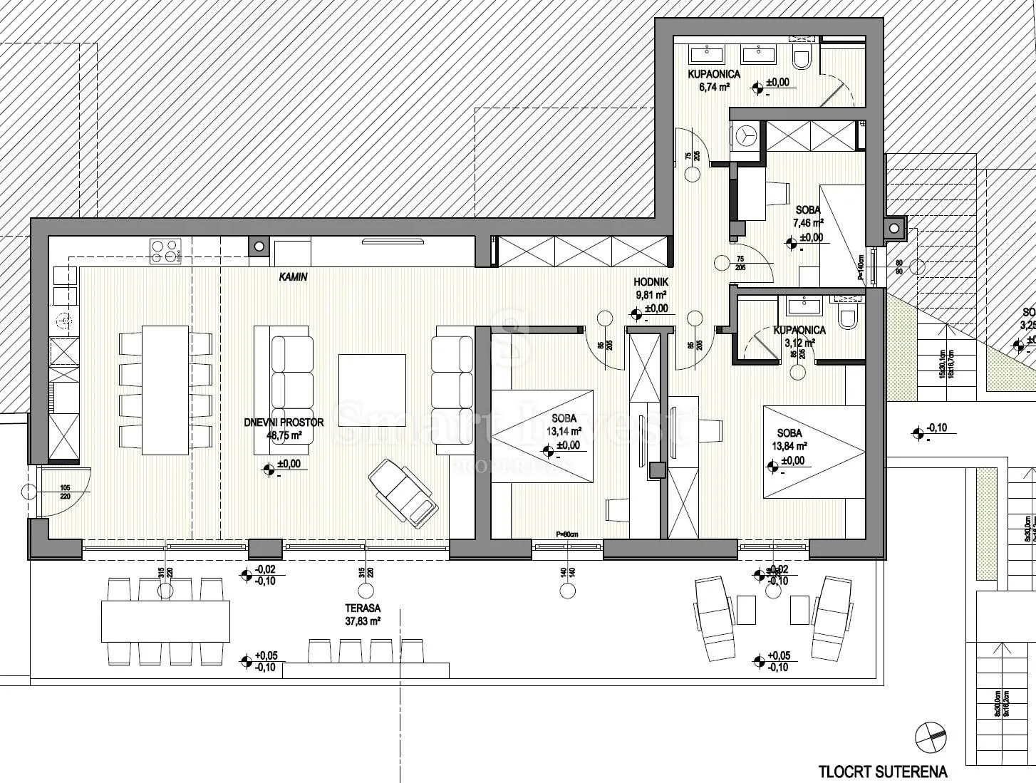 bregi, prekrasna nova vila s otvorenim pogledom na more! - slika 59