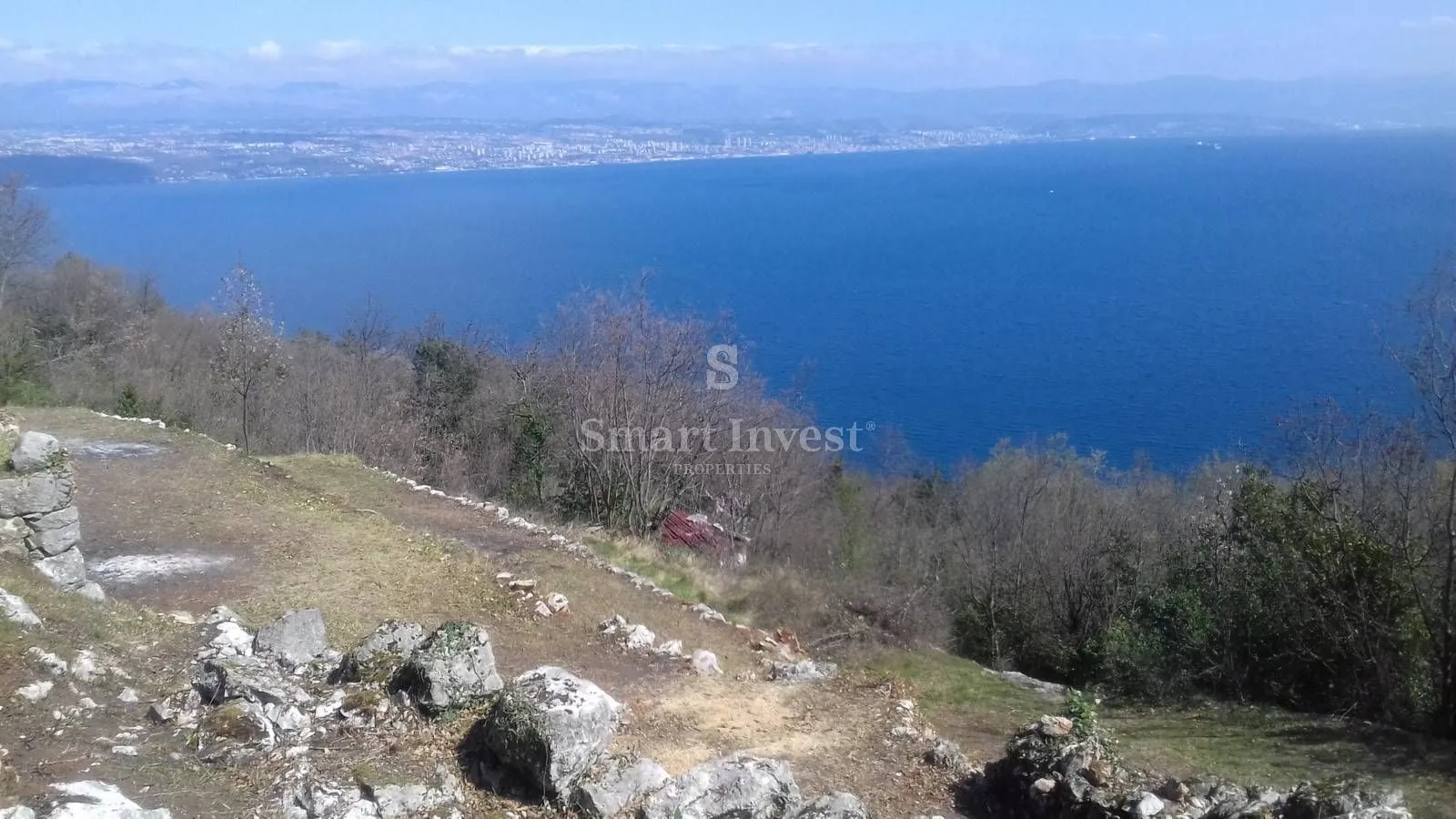 LOVRAN, građevinsko zemljište od 994 m2 s prekrasnim pogledom na more - Tuliševica, Lovran