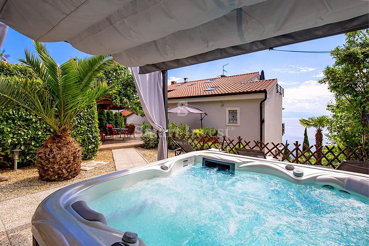 opatija, luksuzan penthouse drugi red do mora, s okućnicom - slika 37