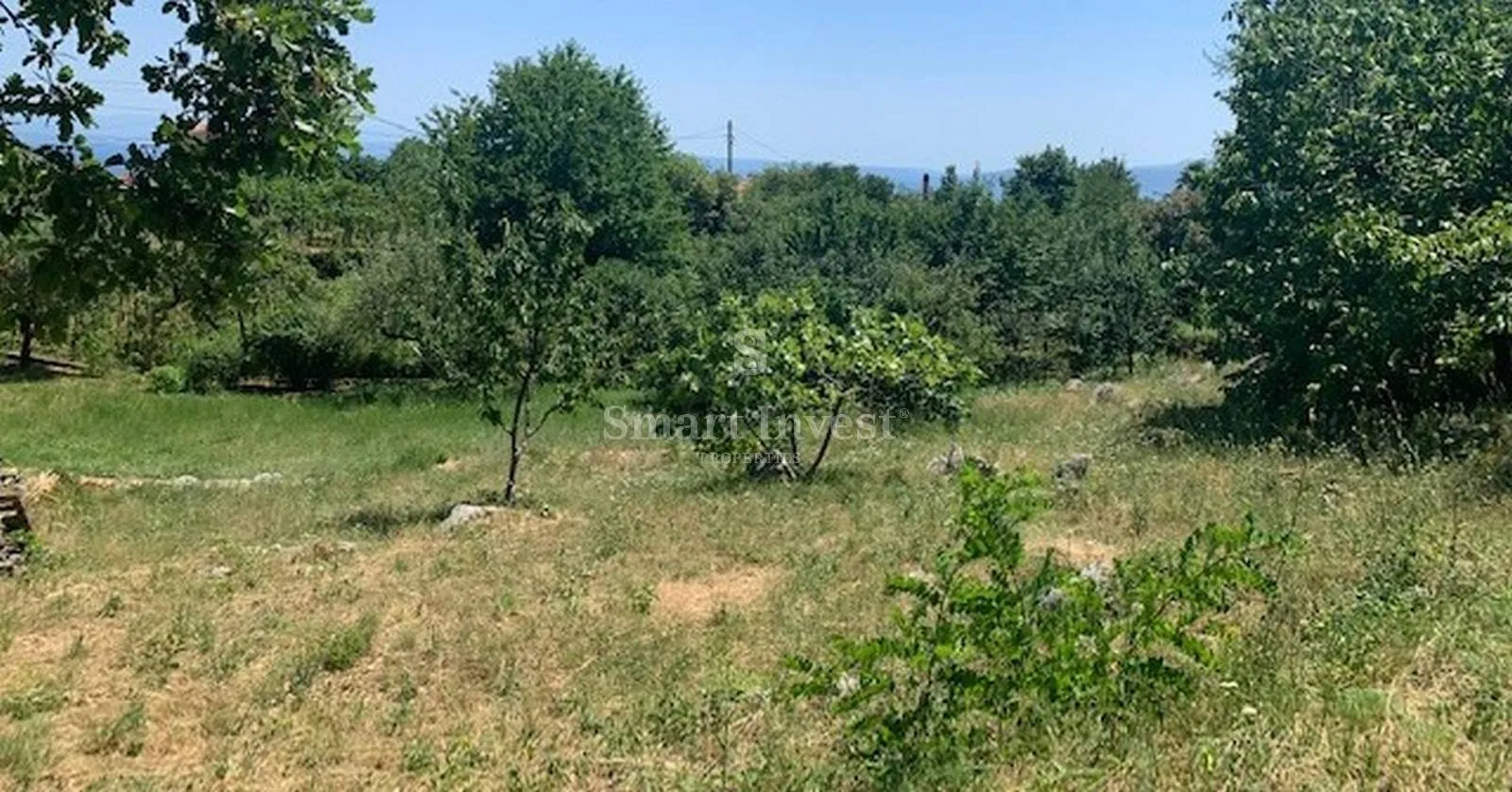 POLJANE - IČIĆI, građevinsko zemljište od 1556 m2 s građevinskom dozvolom, na lijepoj i mirnoj lokaciji - Poljane, Opatija