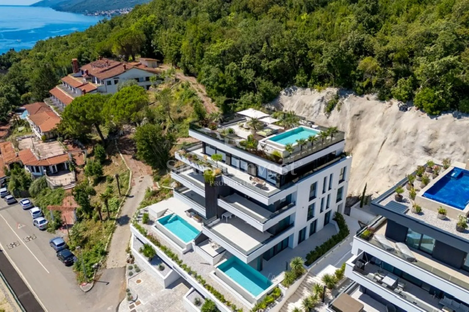 opatija, luksuzan penthouse 3s+db, s krovnim bazenom i pogledom na more (s3) - slika 5