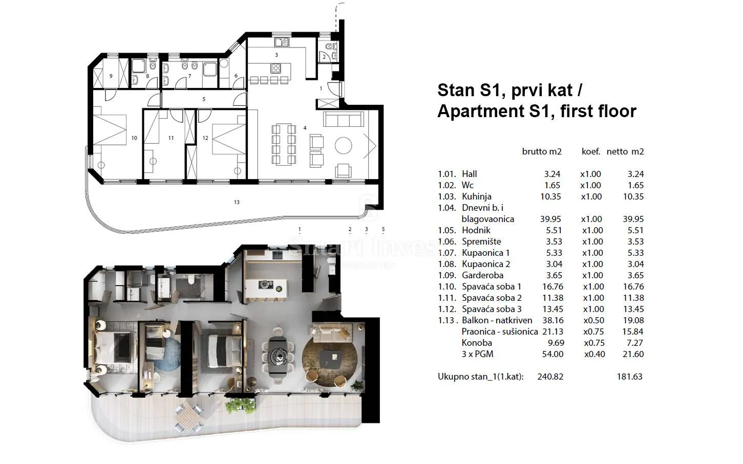 opatija, luksuzna novogradnja 3s+db, s pogledom na more i 3 garažna mjesta (s1) - slika 17