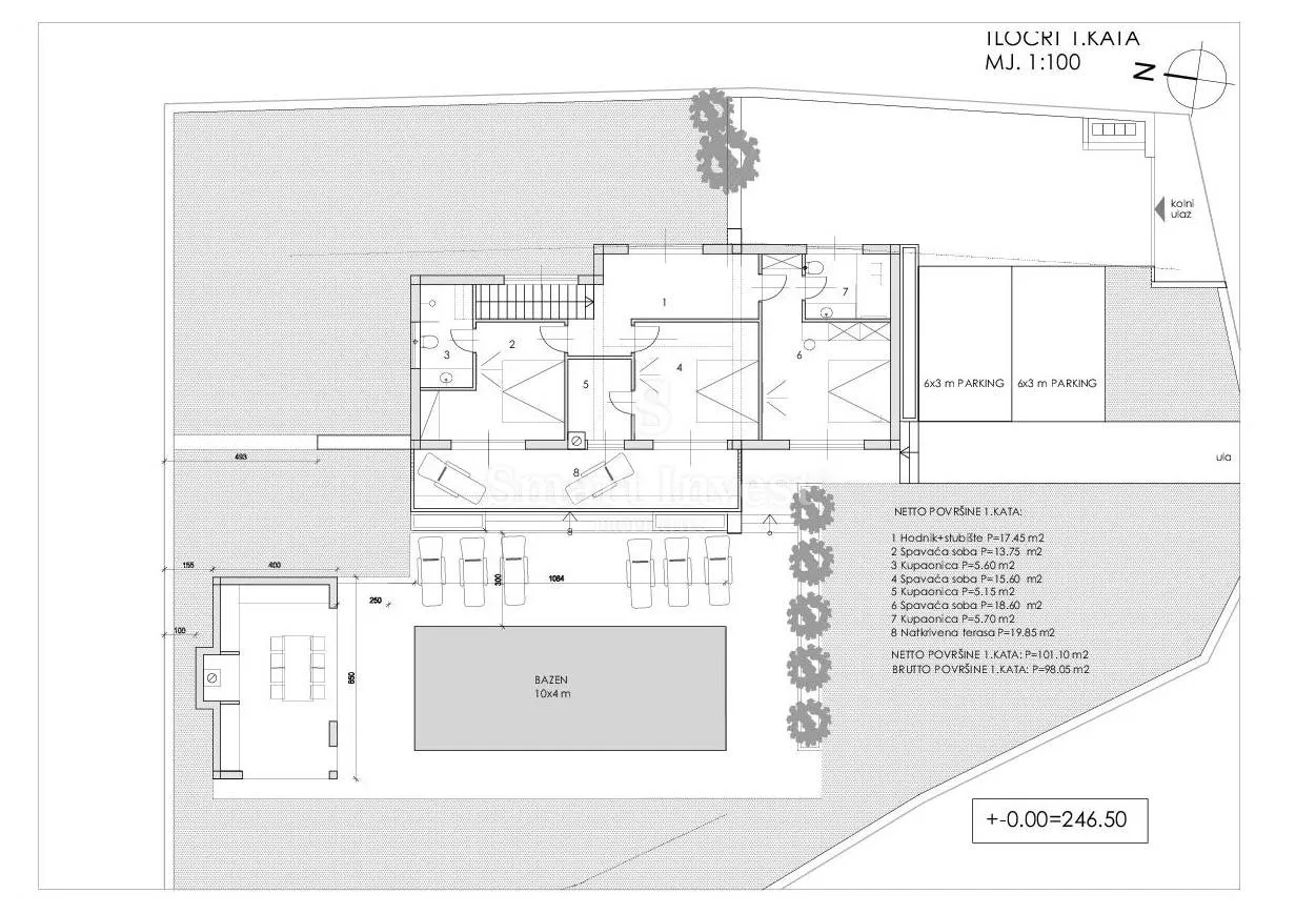 istra – bale, moderna vila s bazenom - slika 17
