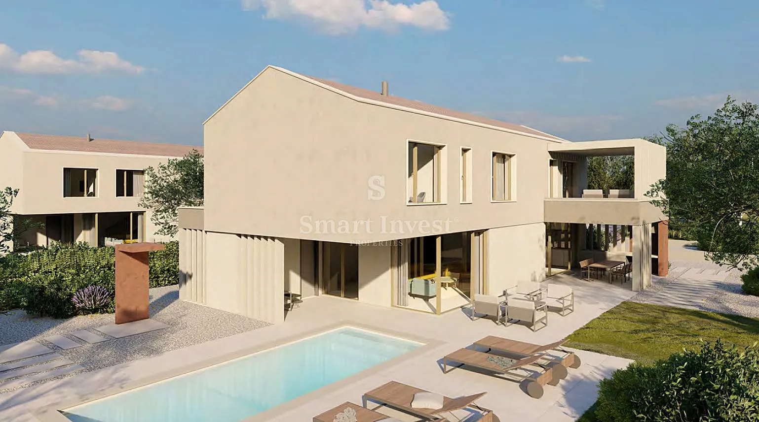 istra - labin, moderna vila s bazenom i velikom okućnicom (p2) - slika 2