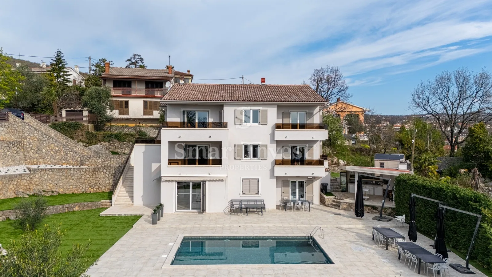 opatija - pobri, luksuzna vila s bazenom i pogledom na more - slika 4