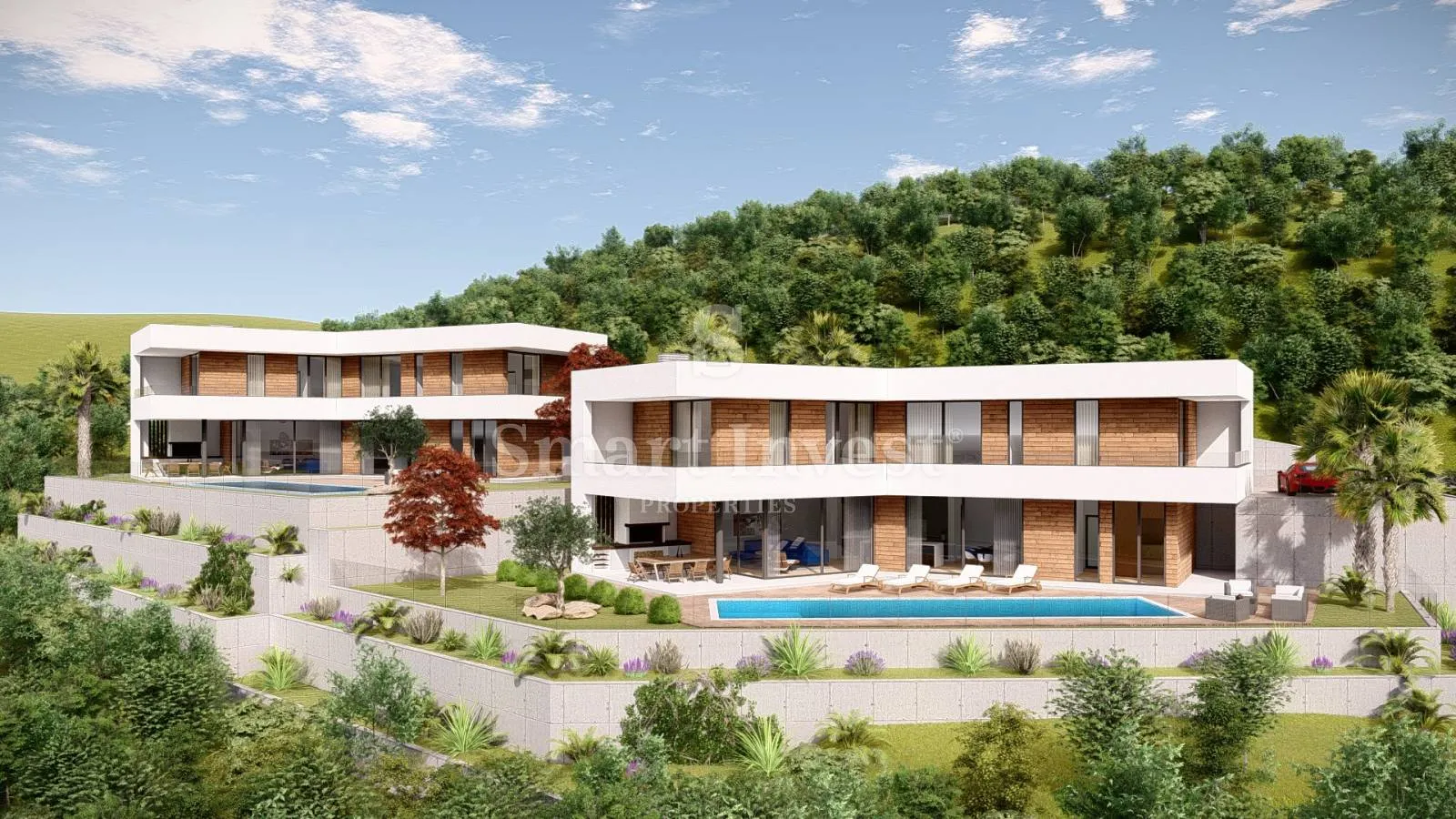 MOŠĆENIČKA DRAGA, zemljište s građevinskom dozvolom za vilu u blizini mora