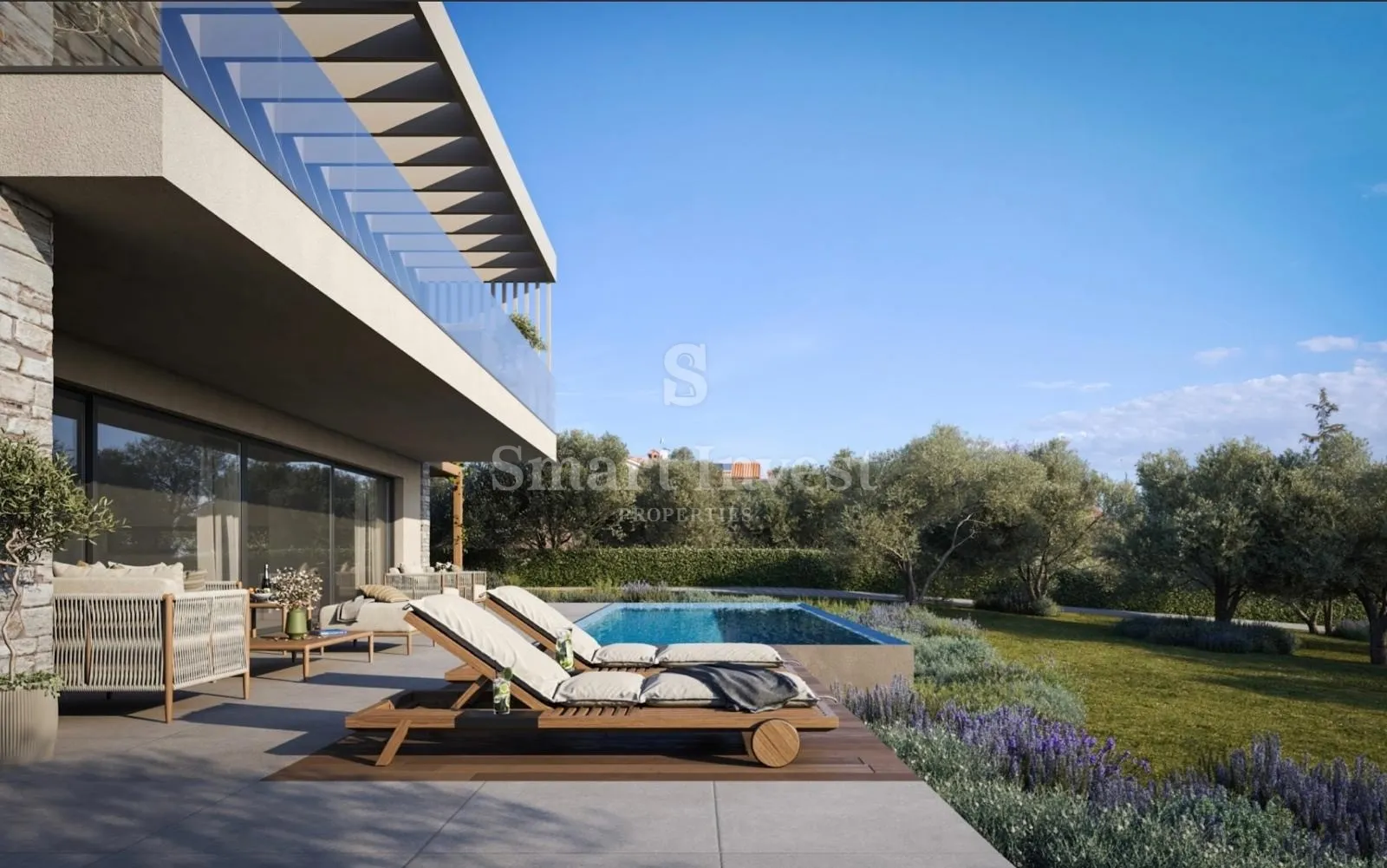 istra - marčana, zemljište od 2222 m2 s građevinskom dozvolom za vilu od 250 m2 - slika 8