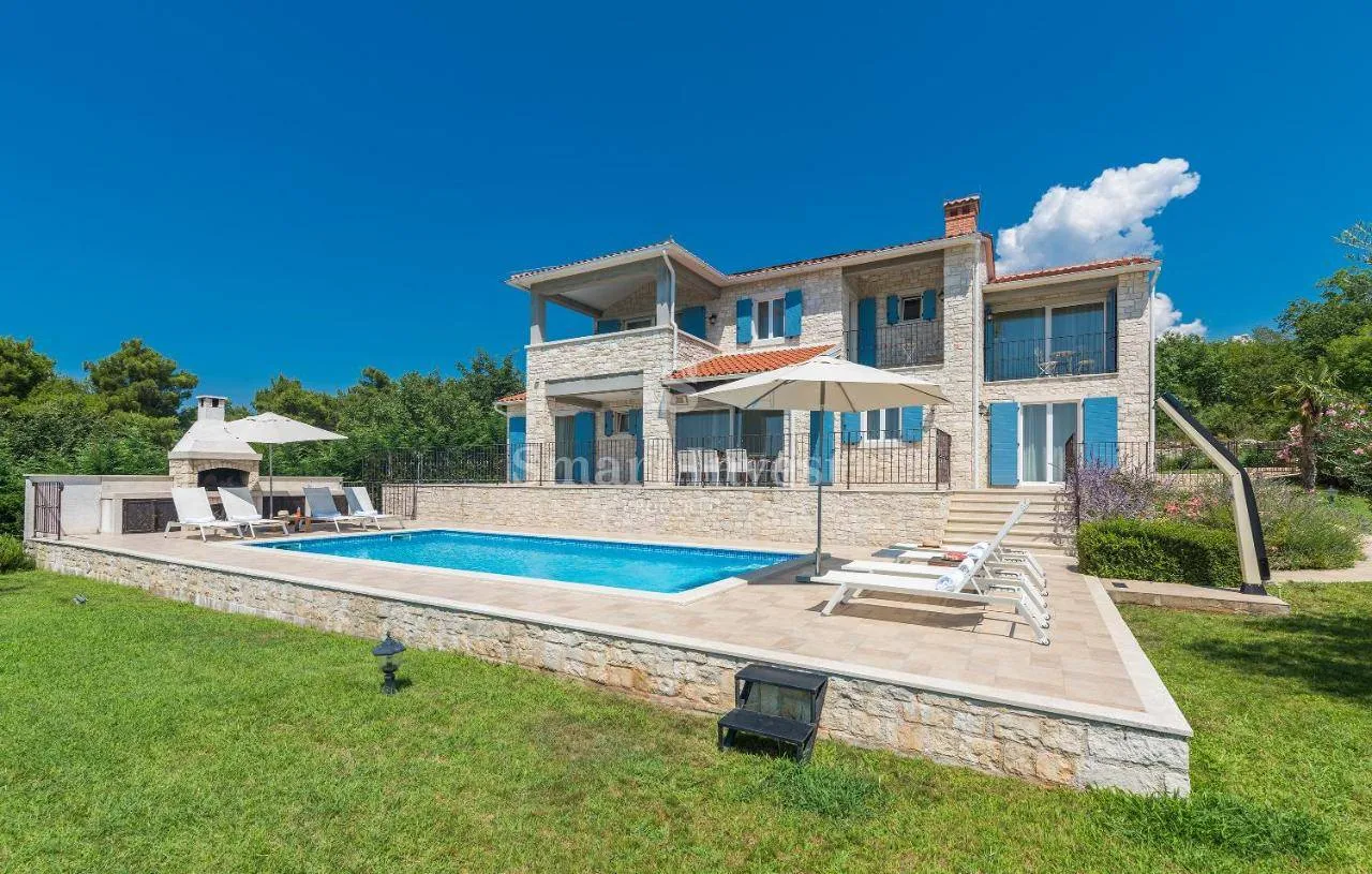višnjan, kamena istarska vila s pogledom na more - slika 4