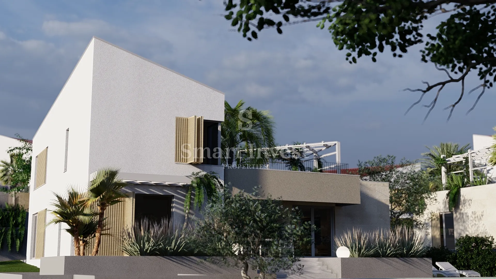 krk - malinska, moderna villa s bazenom, gymom i pogledom na more (e) - slika 7