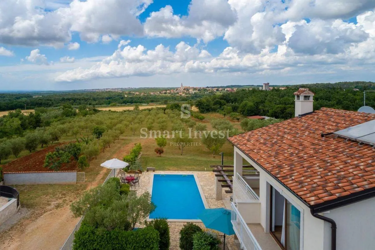 istra, poreč - okolica, vila s panoramskim pogledom na more - slika 10