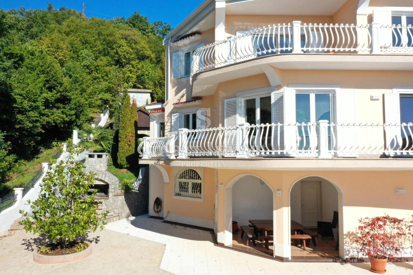opatijska rivijera, vila s fantastičnim pogledom na more i opatiju - slika 7