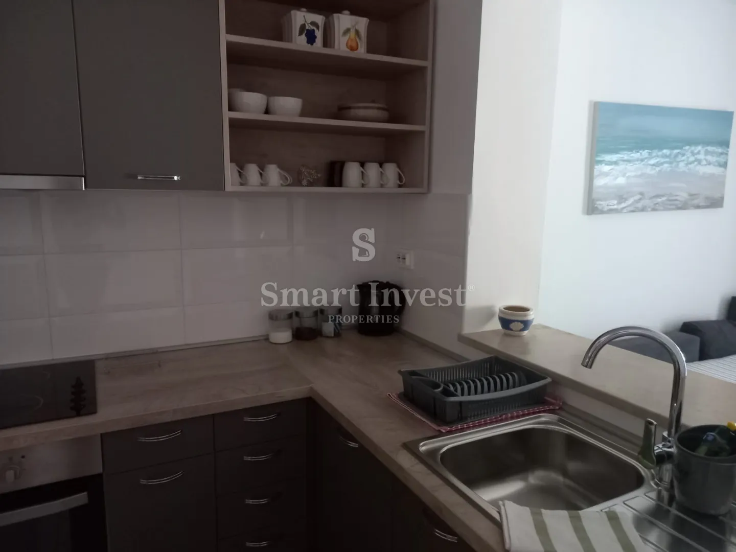 matulji - jušići, kuća u nizu s 3 stana, pogledom na more, konobom i garažom - slika 27