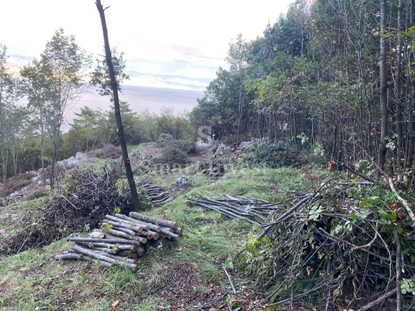 LOVRAN, građevinsko zemljište od 3055 m2 s pogledom na more - Liganj, Lovran