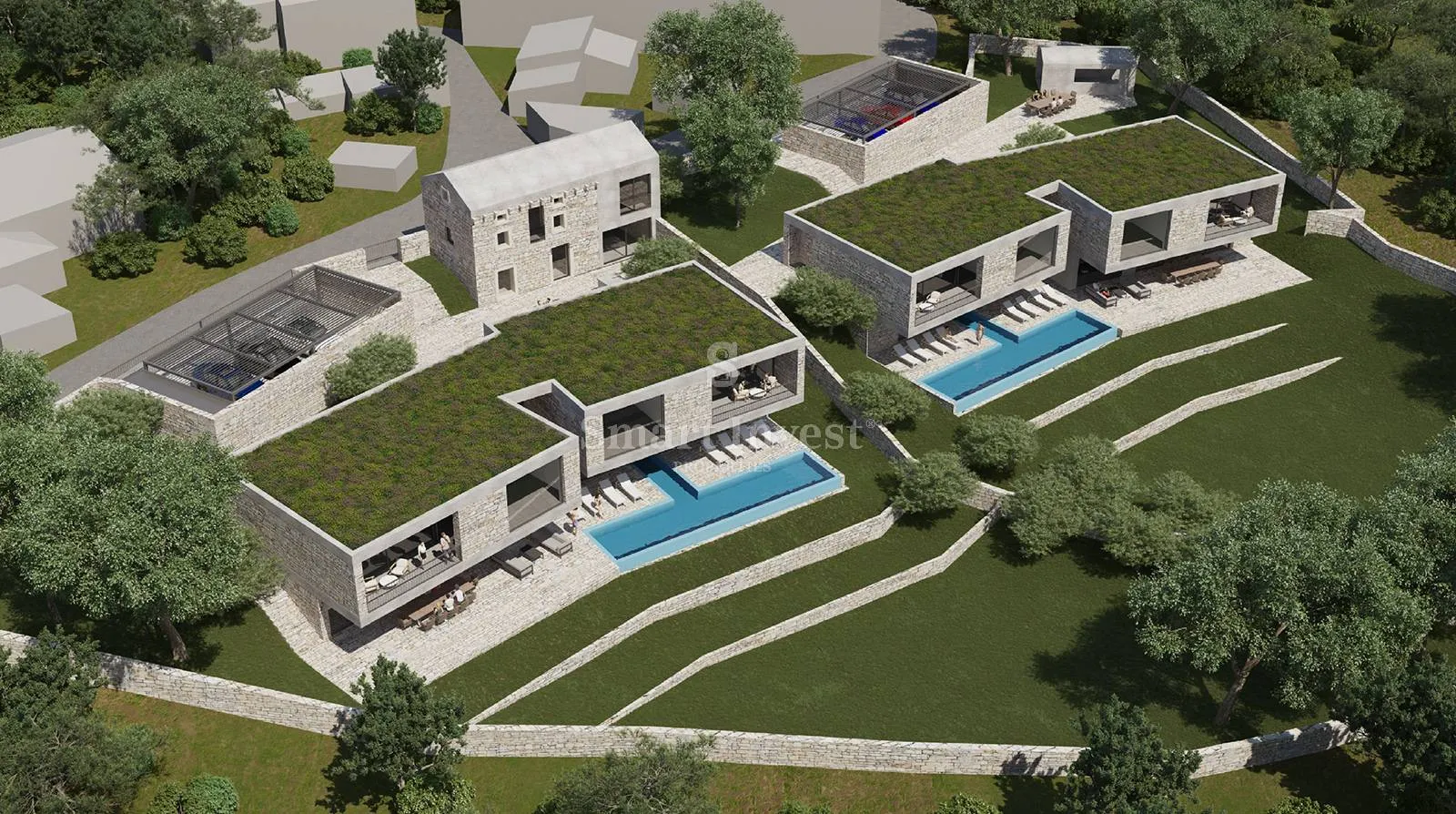 kanfanar, starina na zemljištu od 6166 m2 - slika 6