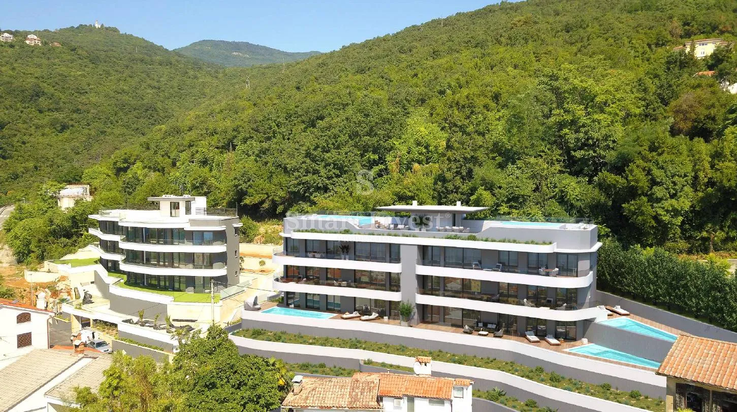 opatija, luksuzna novogradnja 3s+db, s privatnim bazenom i pogledom na more (b) - slika 9