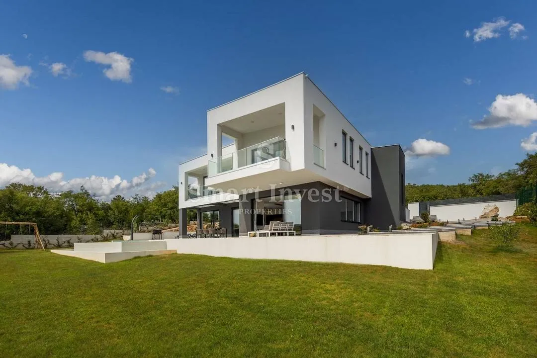 kostrena - predivna moderna vila s panoramskim pogledom - slika 27