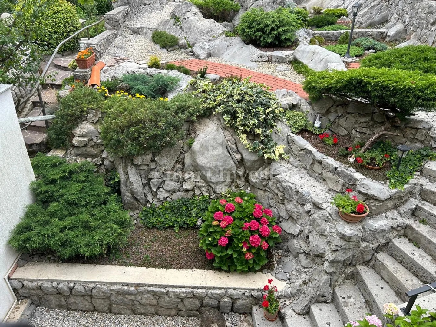 matulji - jušići, kuća u nizu s 3 stana, pogledom na more, konobom i garažom - slika 6