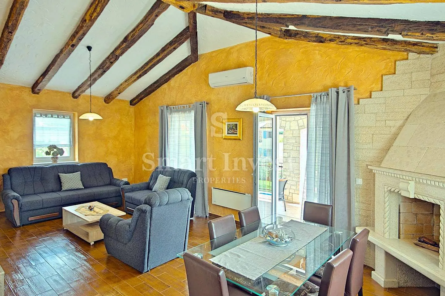 poreč okolica, prekrasna kamena vila s bazenom nedaleko mora - slika 16