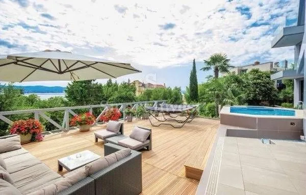 opatija - centar, ekskluzivna vila s pogledom na more, 100 m od mora! - slika 43