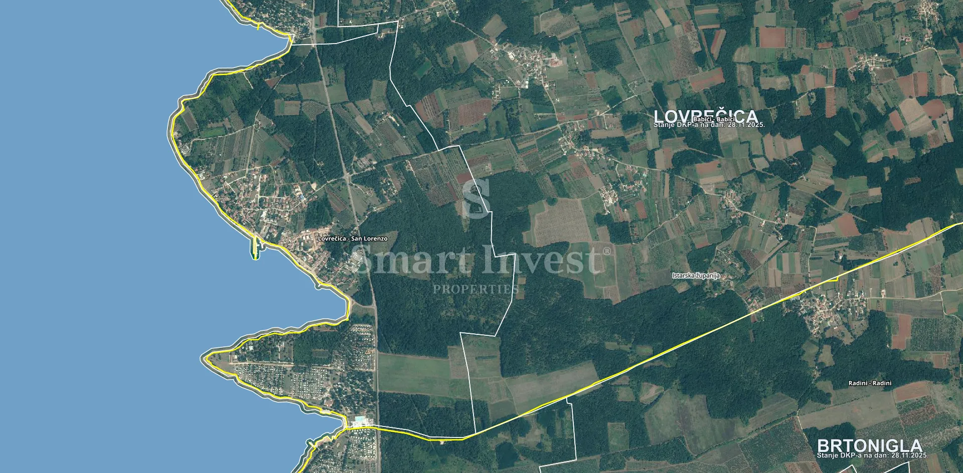 UMAG - LOVREČICA, građevisnko zemljište u blizini mora - Lovrečica, Umag