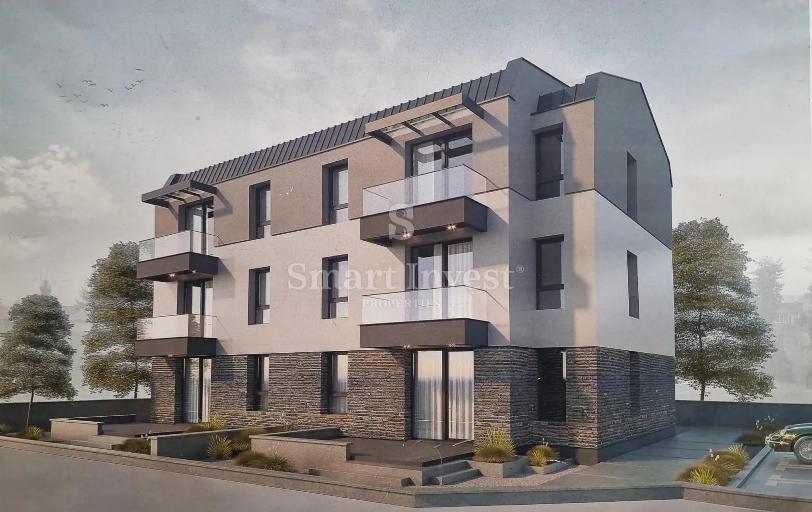VIŠKOVO - CENTAR, dvoetažni stan 2S+DB u novogradnji