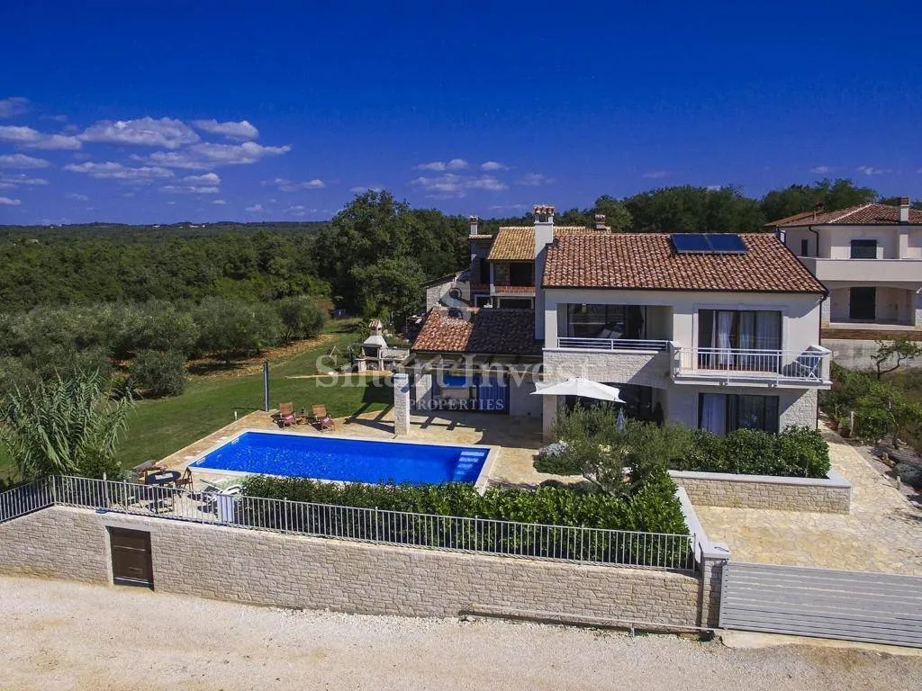 istra, poreč - okolica, vila s panoramskim pogledom na more - slika 49