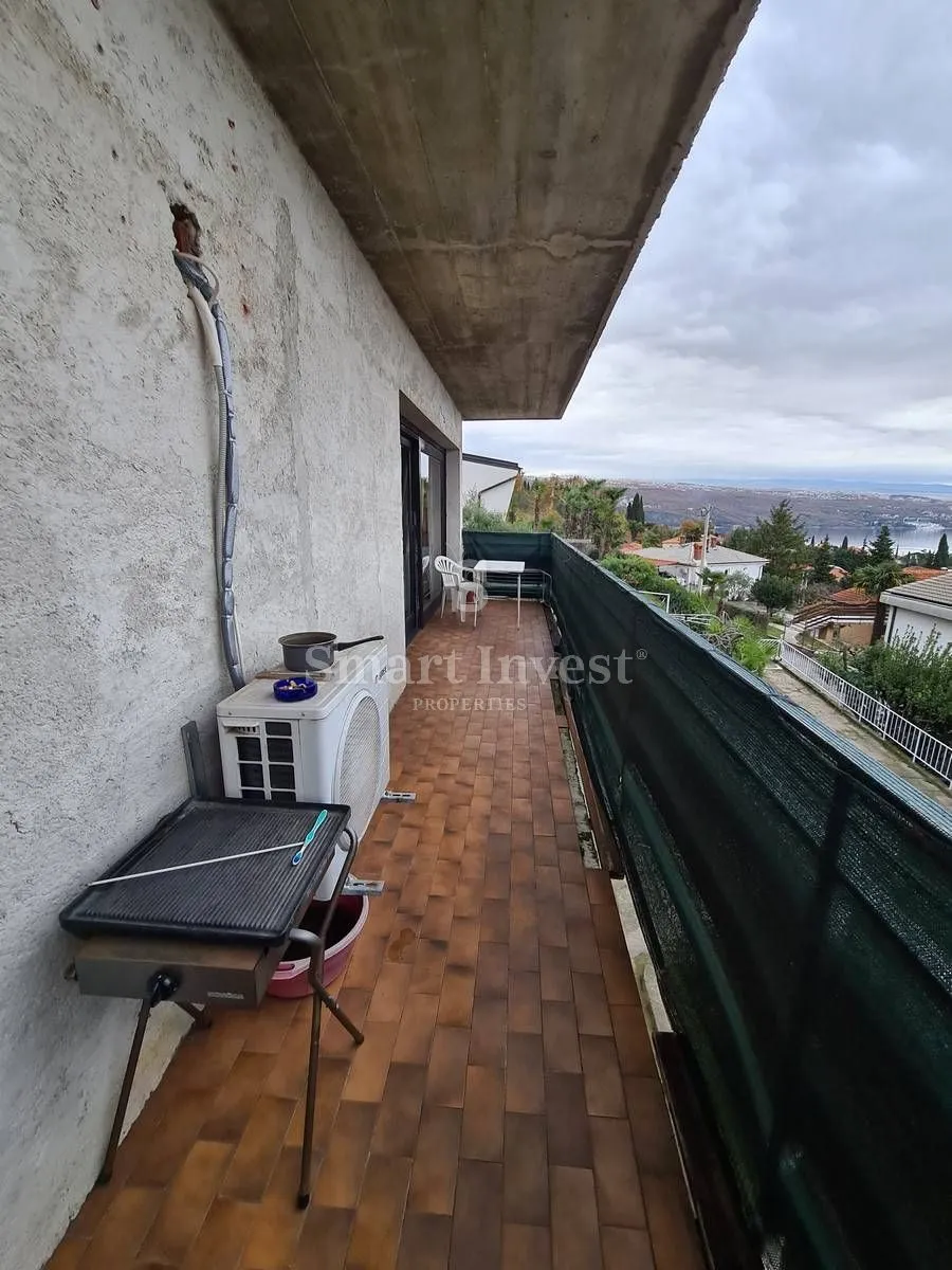 opatija, stan od 187 m2 na mirnoj lokaciji s lijepim pogledom na more! - slika 12