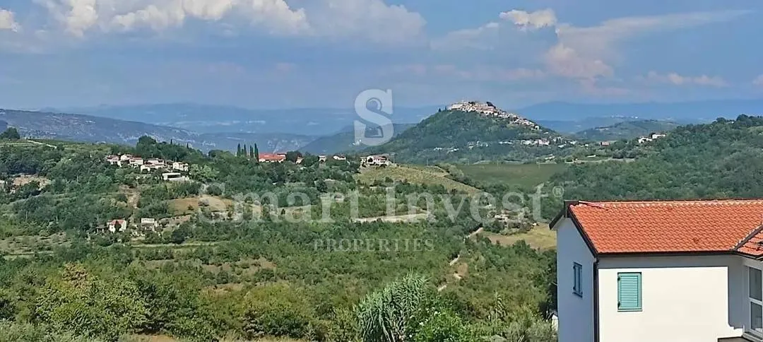 motovun, zemljište i kuća s pogledom na motovun - slika 4