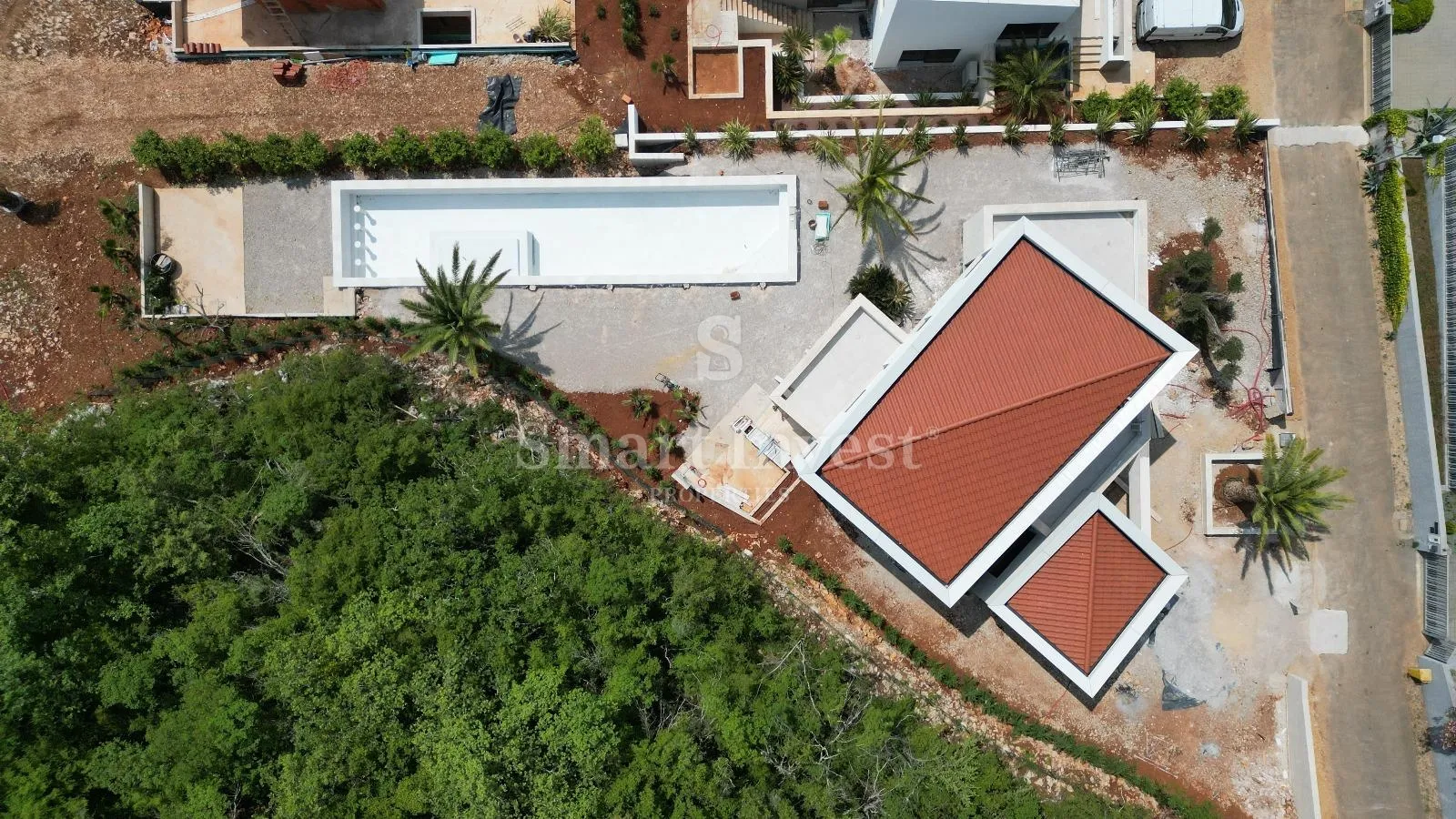 krk - malinska, moderna villa s bazenom, gymom i pogledom na more (e) - slika 18