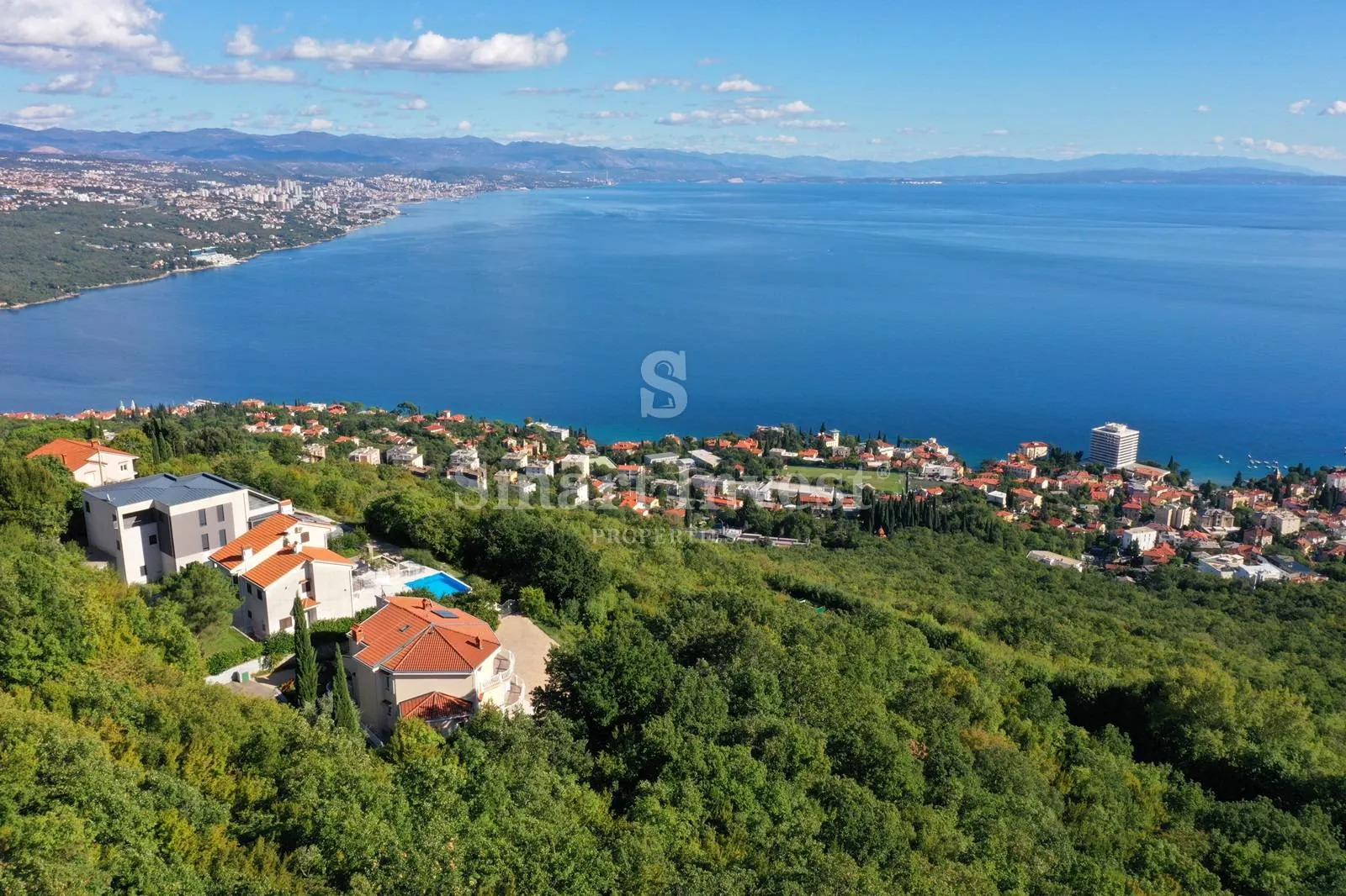 opatijska rivijera, vila s fantastičnim pogledom na more i opatiju - slika 9