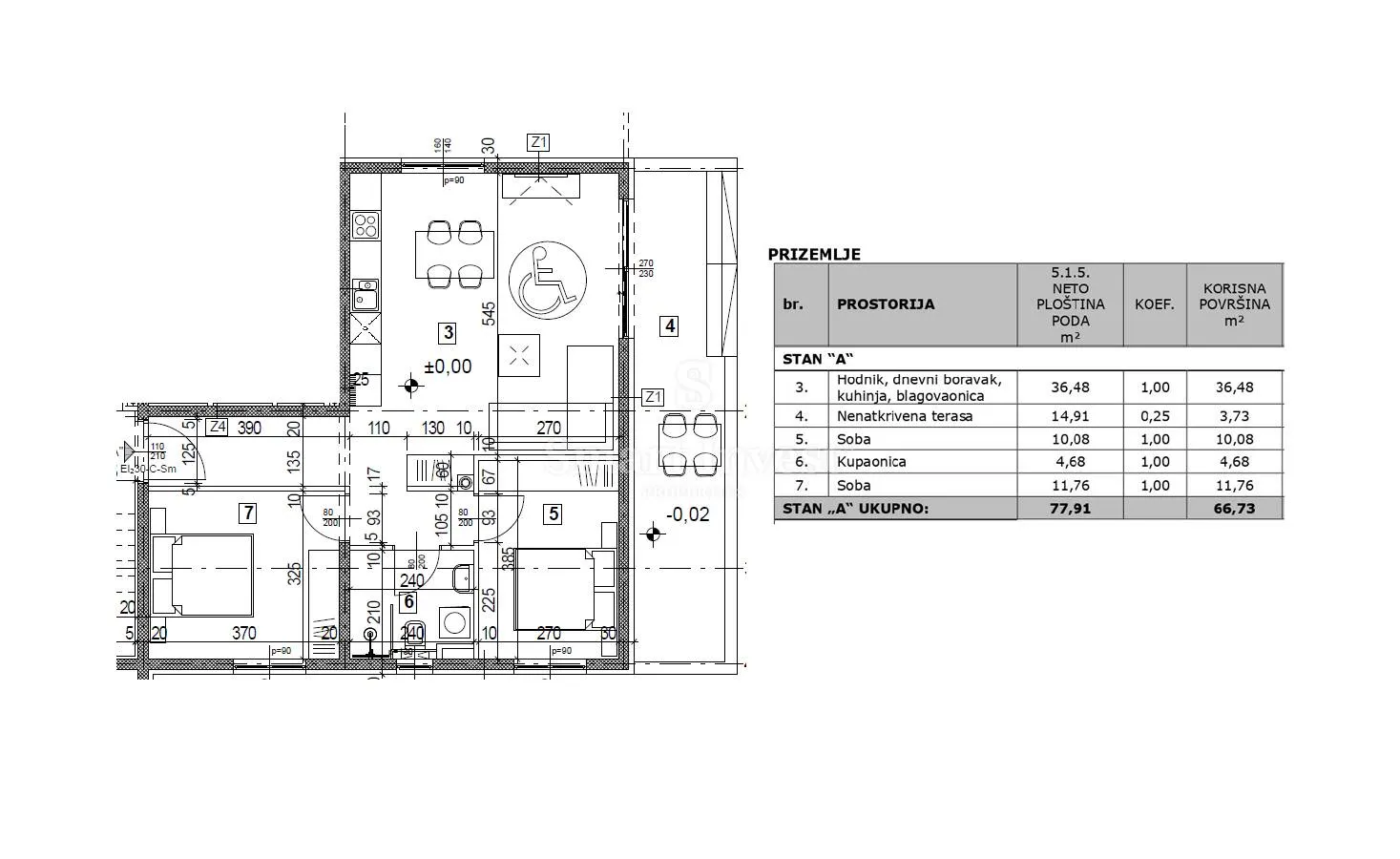 poreč – vabriga, stan 2s+db s vrtom u novogradnji u blizini mora (v1-a) - slika 8