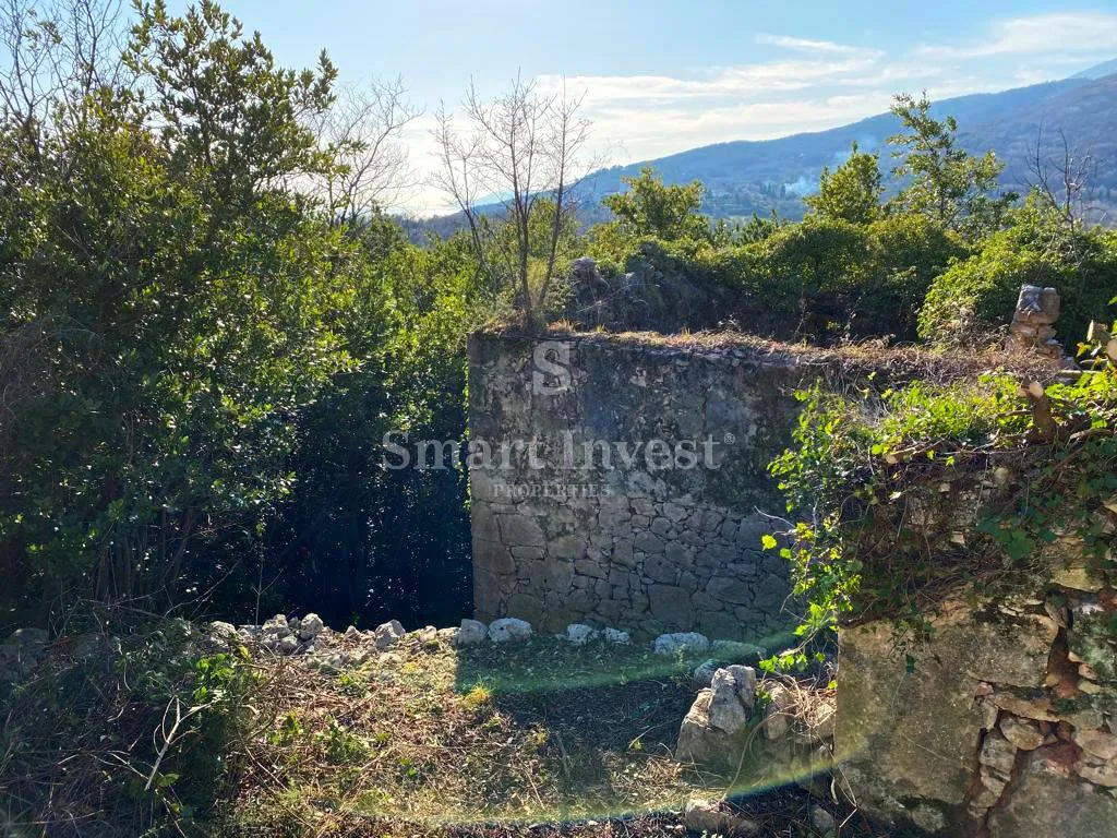 opatijska rivijera, teren od 3.282 m2 sa 7 starina i projektom, pogled na more - slika 19