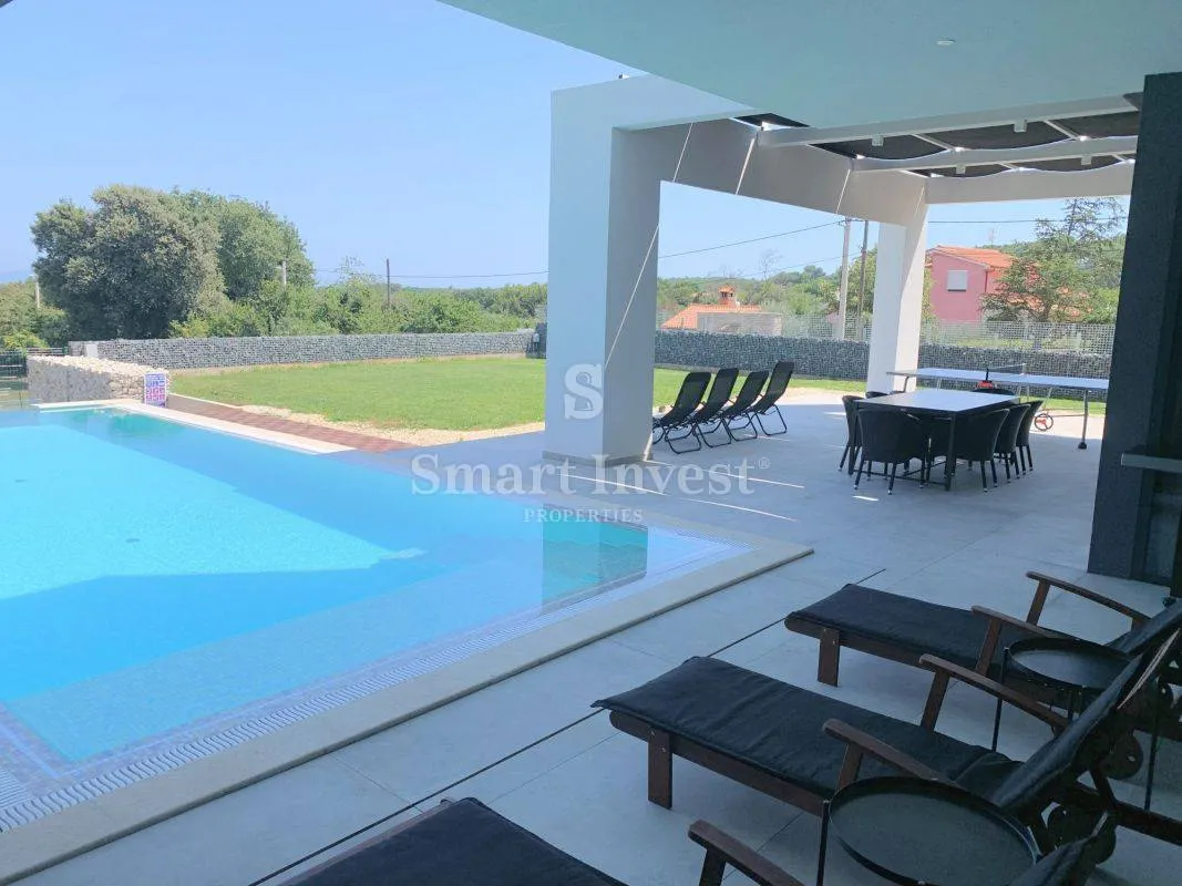 ližnjan, moderna arhitektonska vila s pogledom na more - slika 30