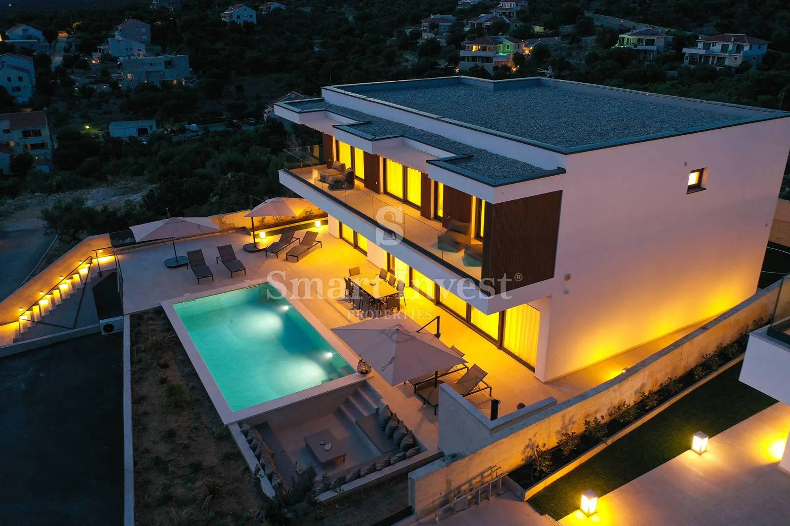 otok pag, luksuzna vila s bazenom i pogledom na more, 100 m od mora! - slika 5