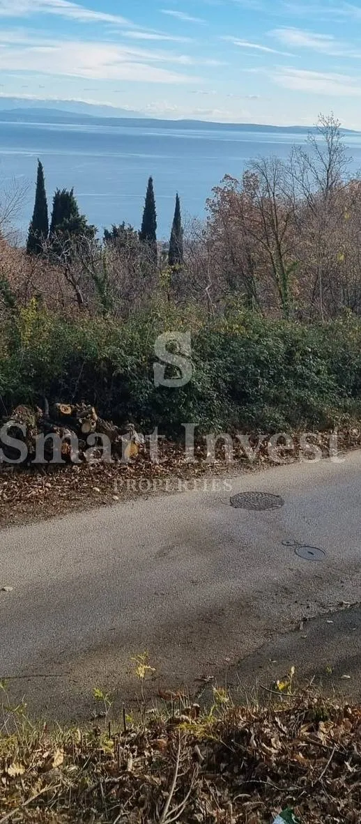 poljane - opatija, građevinsko zemljište s pogledom na more! - slika 2