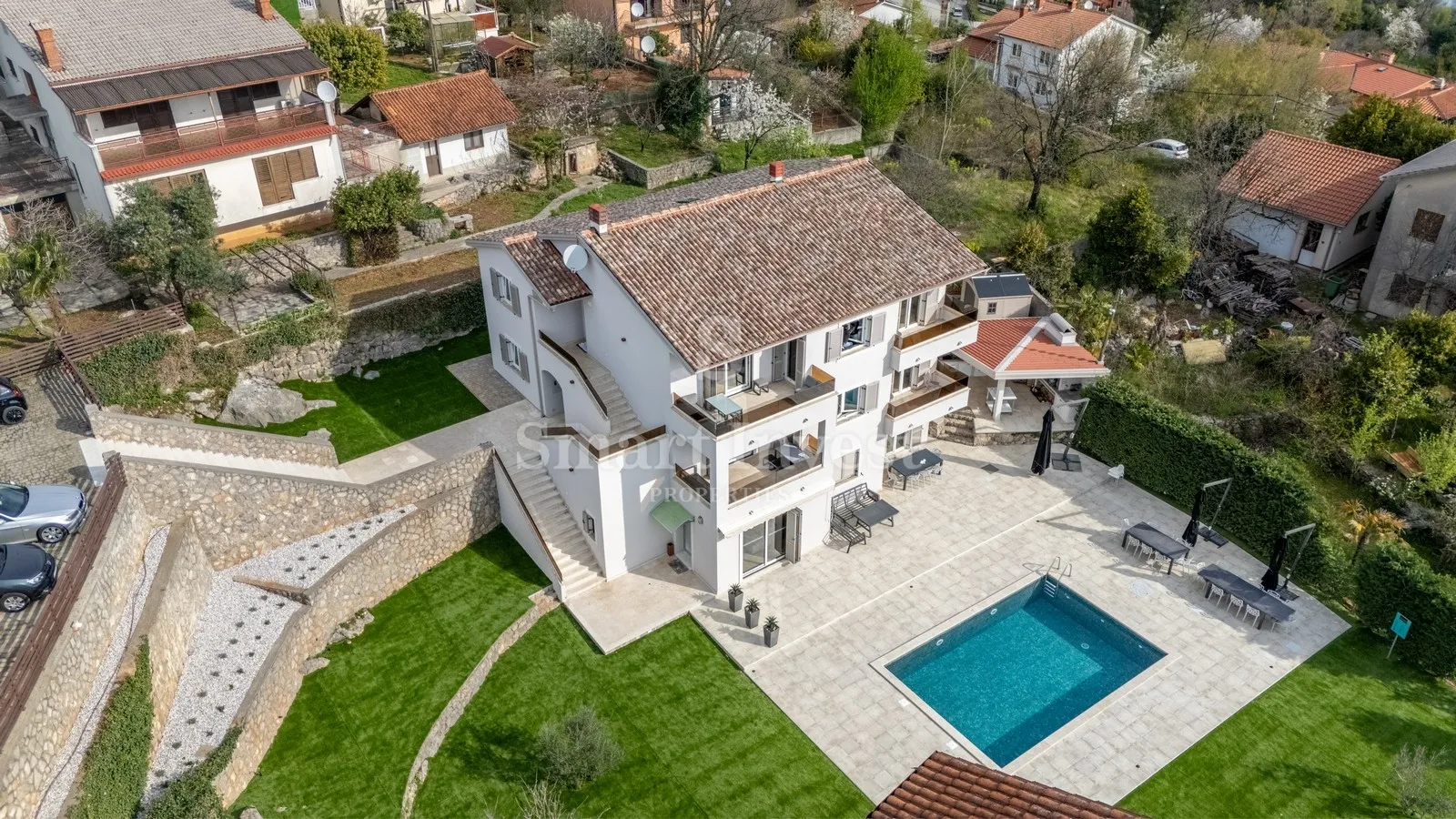 opatija - pobri, luksuzna vila s bazenom i pogledom na more - slika 8