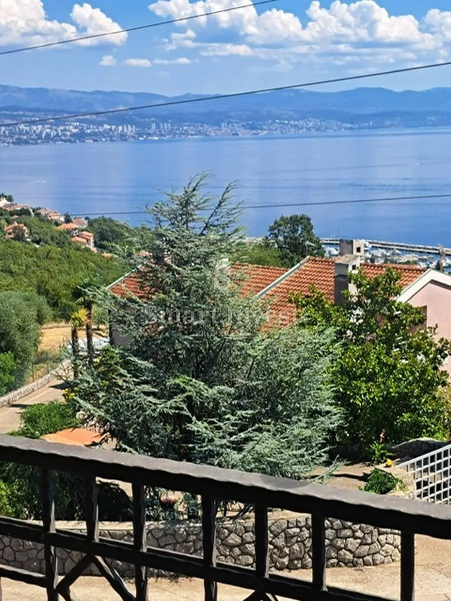 ičići, stan 2s+db s pogledom na more - slika 1
