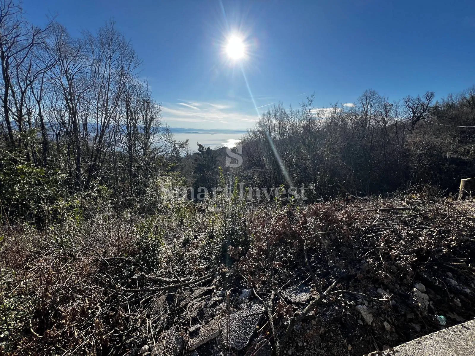 BREGI, zemljište od 1230 m2 s pogledom na more - Bregi, Matulji