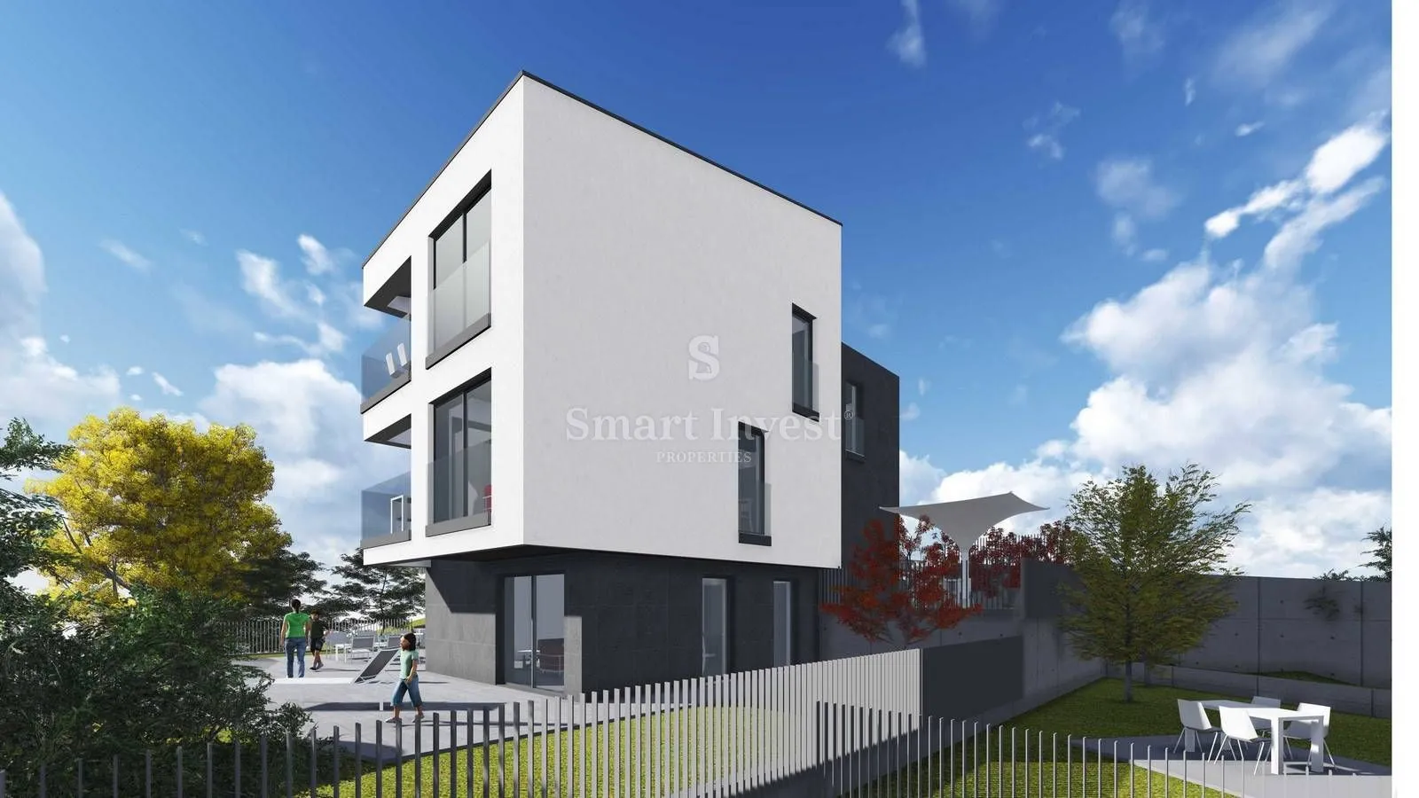 matulji - centar, građevinsko zemljište od 966m2 s projektom za dvije stambene zgrade - slika 4