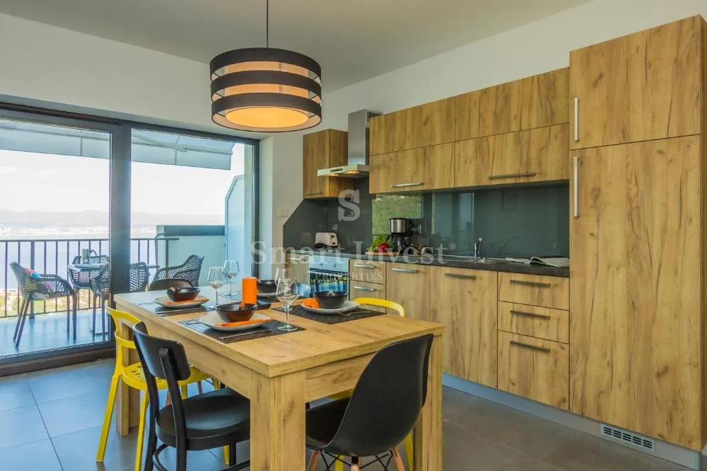 ika - oprić, vila s 4 apartmana i panoramskim pogledom na more - slika 9