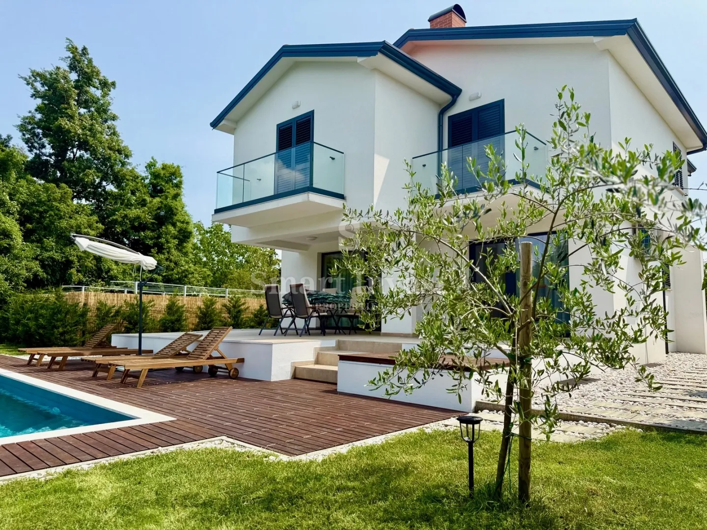 matulji - jurdani, kuća s bazenom za dugoročni najam - slika 1