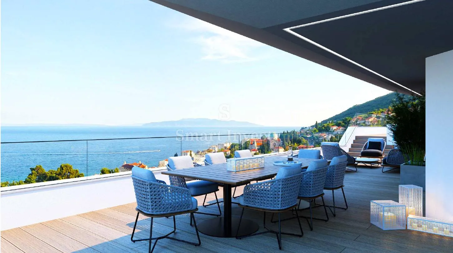 opatija, luksuzna novogradnja 3s+db, s privatnim bazenom i pogledom na more (a) - slika 12
